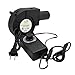 HVVH Dual Ball 12V 6000RPM 110CFM Multifunctional Variable Speed Fan DC5521 Female Air Mover Blower Fan for DIY Computer Case, Mining Server, 3D Printers, Cooking and Barbecue with AC Adapter