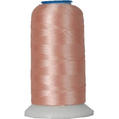 Hilo de rayón para bordado a máquina 1000 m Coral claro miniatura 1