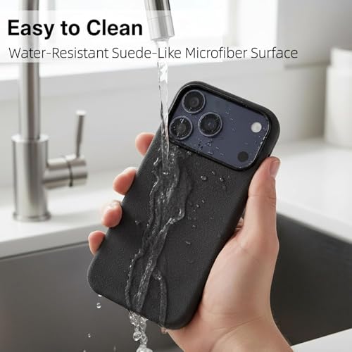 Coque Magnétique iPhone 17 Pro Max Boutons Métalliques Noire - 7