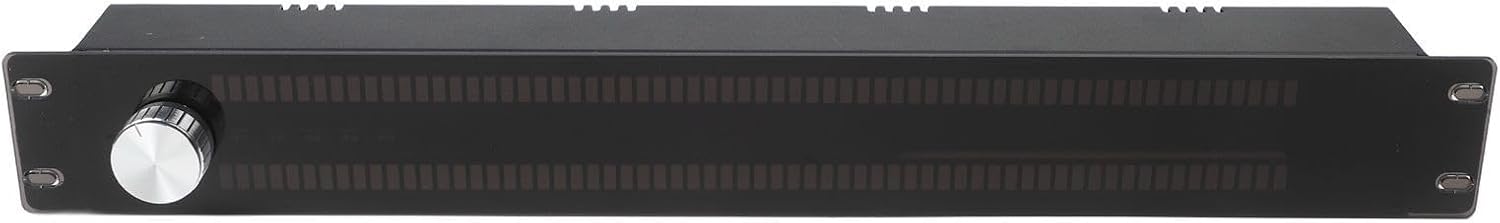 LED Music Spectrum Display with Voice Control, Stereo Input, 19 Vibrant Colors, Metal Casing, 480mm x 58mm x 48mm - Perfect for Parties & Home Decor