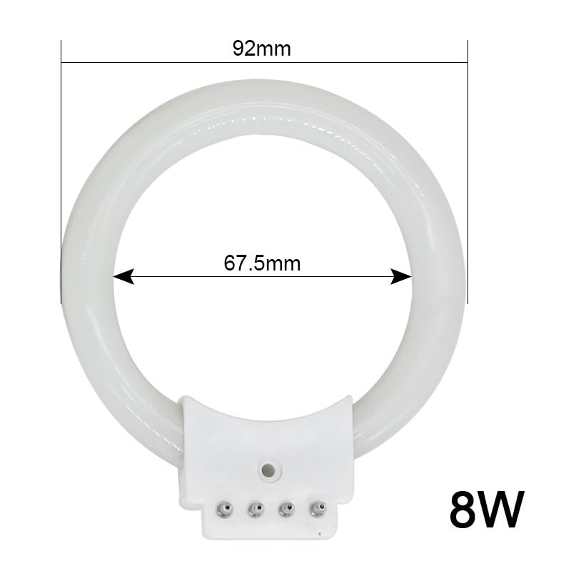 Microscope 8W 10W Fluorescent Lamp Tube Inner Diameter 67.5 Mm 70 Mm 78 Mm Microscope Ring Light Source(Diameter 67.5 mm)