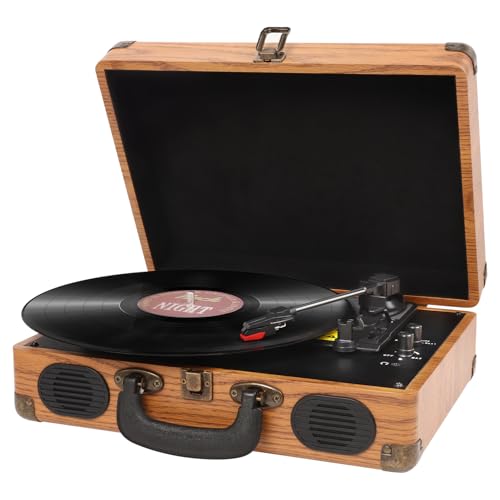 DCPICE Platine Vinyle Bluetooth, Tourne Disque Vinyle Vintage avec Haut-Parleurs Stéréo Intégrés, 3 Vitesses 33/45/78 RPM, Entrée AUX, Sortie RCA, Compatible USB et Casque, Portable - Les Beatles, Paul McCartney, John Lennon, RIngo Starr, George Harrison DCPICE Platine Vinyle Bluetooth, Tourne Disque Vinyle Vintage avec Haut-Parleurs Stéréo Intégrés, 3 Vitesses 33/45/78 RPM, Entrée AUX, Sortie RCA, Compatible USB et Casque, Portable
