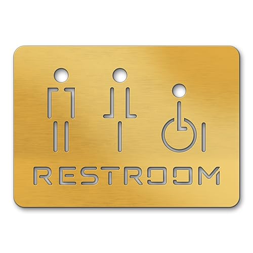 Panneau de porte de toilettes fauteuil roulant pour locaux et bureaux