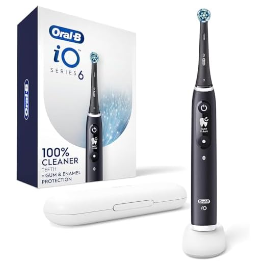 Oral-B iO Series 6 Electric Toothbrush with (1) Brush Head, Black Lava