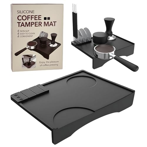 Catálogo de Prensadores de café los más recomendados. 41 Tapete Cafetera De Silicona, MultifuncióN Antideslizante Estera Espresso De Silicona, Adecuado Para Uso Diario En Hogares, CafeteríAs, PanaderíAs De Oficina, Salones De Té, Etc