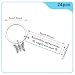 Heigebi 24 PCS Butterfly Memorial Gifts for Women Men Memorial Keychain Butterflies Keychain Sympathy Gift for Loss of Loved Remembrance Keyring Butterfly Bereavement Keepsake