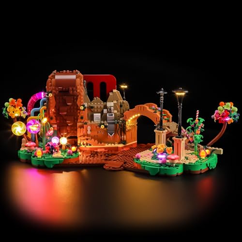 BRIKSMAX 2.0 Light Kit Compatible with Lego Ideas Willy Wonka & The Chocolate Factory 21360 Building Sets- LED Lighting Kits (Accessories Only) Cable-Hiding Tech for Display Gifts & Collectors