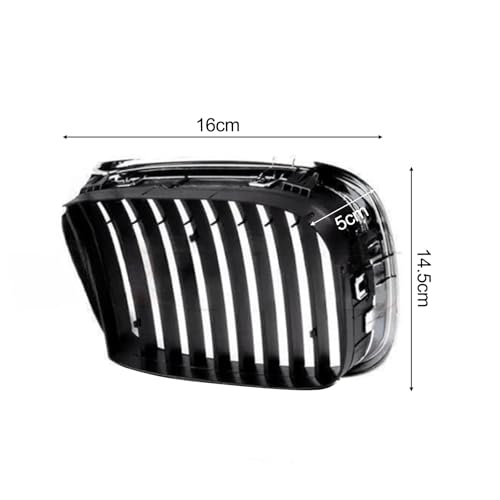 Rejilla frontal ABS para BMW E39 (1997-2003), repuesto directo OEM 51137005837 resistente 5
