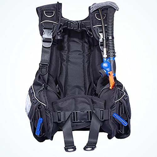 BUTXET BCD Diving Buoyancy Compensator with Quick-Release Weight Integrated Pocket, Front Adjustable BCD Wetsuit Vest, Travel-Friendly (Size : M)