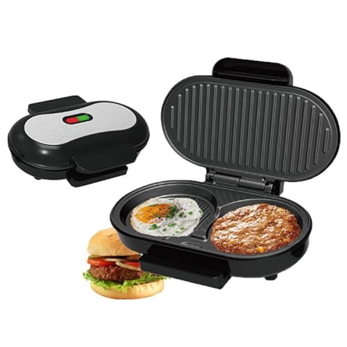 Image of PLYLAY Sandwich Toasters, Panini Presses, Mini Steak Machine Burger Omelette Machine Panini Sandwich Maker Bread Breakfast Barbecue Machine, 20240424