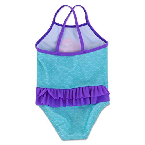 Disney Little Mermaid Princess Ariel Baby Girls One Piece Bathing Suit Green Purple 12 Months2