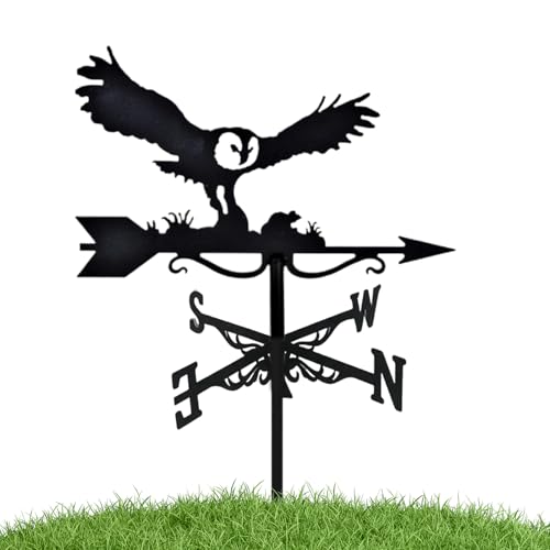 Wetterfahne Für Garten - Dekorativer Windrichtungsgeber Als...