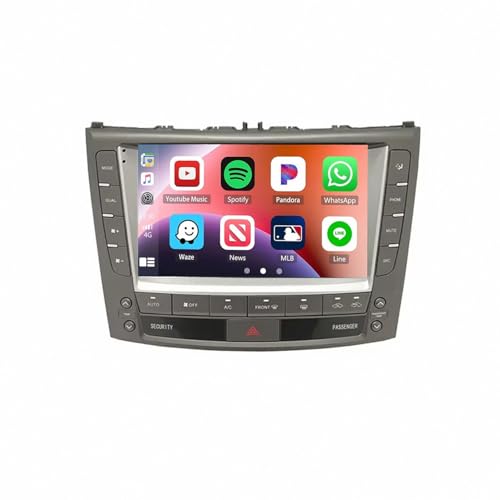 Radio Coche Bluetooth con comandos al volante para Lexus IS250 y Mirror Link USB