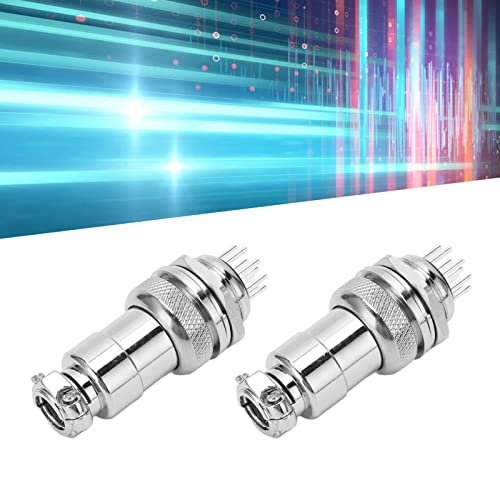 12 Pin Aviation Connector Set Zinc Alloy Plug Socket miniatura 6