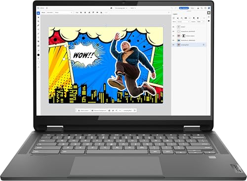 Lenovo IdeaPad Flex 5i 2-in-1 Laptop (14" FHD+ Touchscreen, Intel Core i3-1215U, 8GB RAM, 256GB SSD) Convertible, Fingerprint, FHD Webcam, 9-Hr Battery Life, IST Pen, Win 11 Home in S Mode, Grey - Image 7