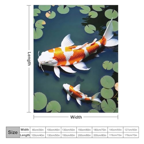 Couverture de canapé Gold Poisson en flannel haut de gamme