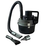 Sakura SS5311 120W Vacuum Cleaner, Perfect for Cars Boats Caravans, Wet and Dry Cleaner and Inflator, Washable Filter, Powered by 12V Socket, Pack of 1
