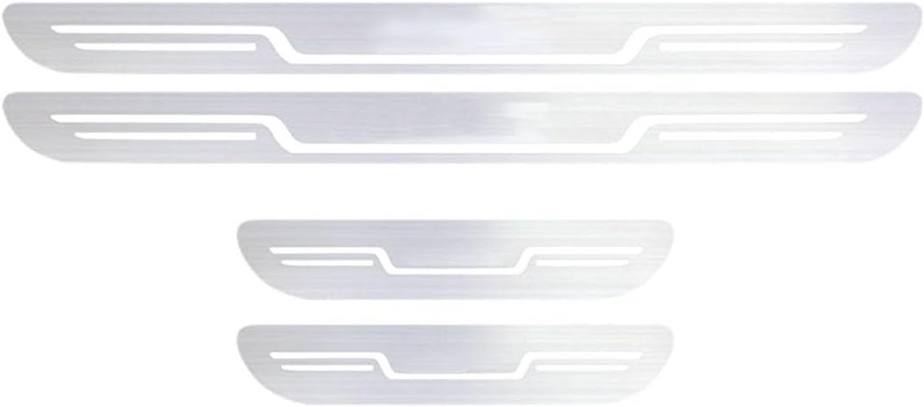 Car Door Sill Protector, Compatible with Buick E4 E5 ENVISION VELITE 7, Anti Scratch Welcome Pedal Protect Trim Cover Auto Accessories, Silver