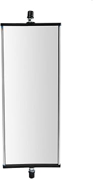 Left Right Side Manual Exterior Door Rear View Mirror West Coast Mirror 16X6 Aluminum - FE140, 338CT, 258ALP, GU400, CV513, B6000, 4900SA, CT713, HX520, 4900EX, C6000, CV713, 258LP, AM762984182 More