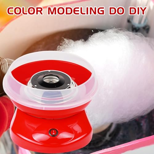 Zuckerwattemaschine, Retro Cotton Candy Machine, Zuckerwatte Maschine, Zuckerwattemaschinen Für Zuhause Mit Messlöffel, Bonbonstäbchen Aus Kunststoff, Zehn Stöcke (27 cm) – Bild 7