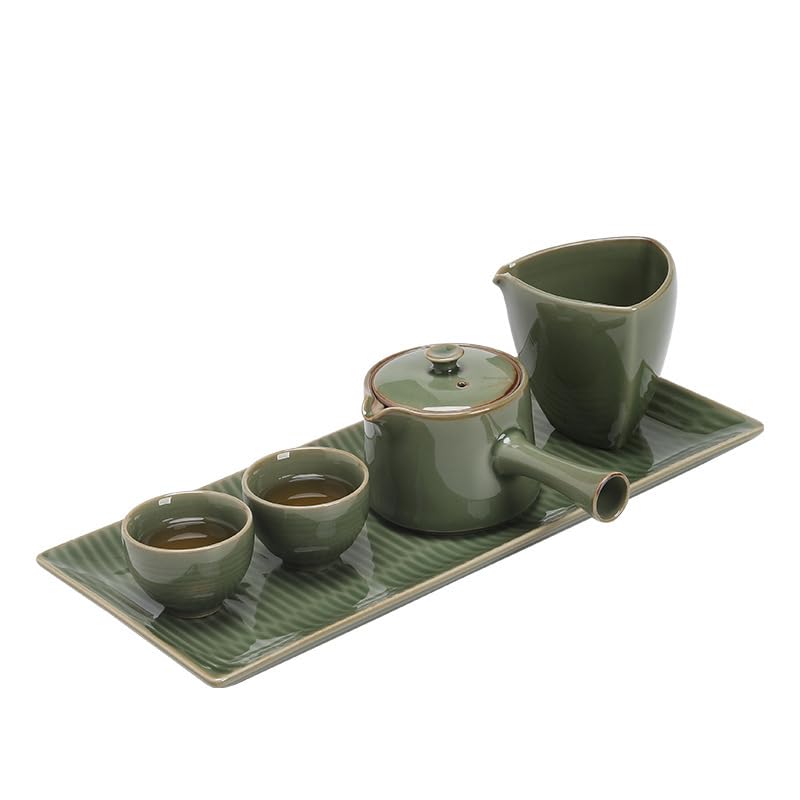 Amazon.com | Ecqizer 复古功夫茶具Kung fu tea set 干泡小型泡茶套装