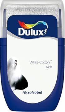 Dulux Walls & Ceilings Tester Paint, White Cotton, 30 ml