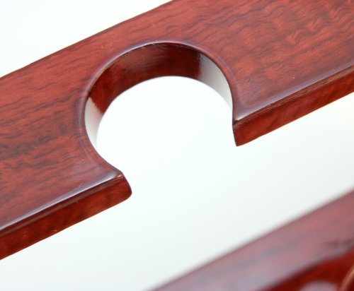 Tobacco Pipe Stand - 3 Pipe Rack - Sturdi Rose Wood #TOP2