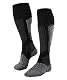Merino-Skisocken von Falke für Herren, SK1 Comfort, Größe M, Khaki