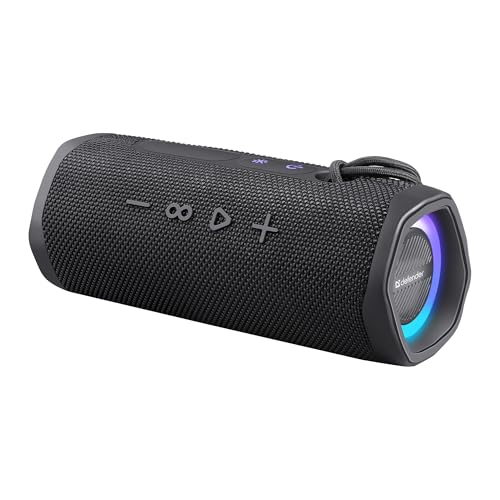 Defender® Enjoy S800 - Altavoz Bluetooth (10 W, TWS, radio FM, USB, MicroSD, AUX, MP3, manos libres, puerto de carga tipo C)