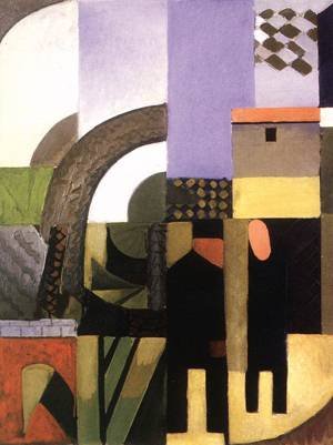 Peinture à l'huile de maître Alfred Reth Southern Landscape toile de qualité musée 36x48