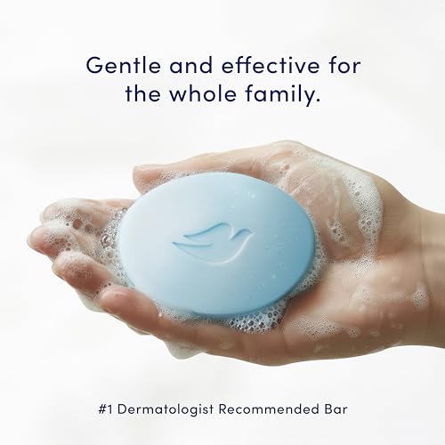 Image of Dove Antibacterial Care Beauty Bar Soap , Cleanser, I 6 Count 3.75 oz | Moisturizing Antibacterial bar with moisturizing cream that removes 99% of bacteria while protecting skin from dryness