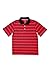 French Toast Boys' Short Sleeve Striped Pique Polo