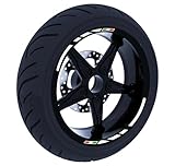 ✔️MATERIALE DI ALTA QUALITÀ: Le Strisce di adesivi per Moto sono in Vinile di lunga durata. Resistente ai raggi UV a qualsiasi tipo di intemperie, elevata resistenza all'acqua e alla luce solare. Il materiale di base è costituito da una pellicola autoadesiva ad alte prestazioni, incluso un laminato di protezione, per cui gli adesivi sono antigraffio e impermeabili (adatti all'autolavaggio).
