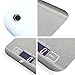 Home Fashion Küchenwaage Digital, Edelstahl Lebensmittelwaage mit 5 kg/11 lb Tragkraft und 1 g Präzision, Waage Küche mit beleuchtetem LCD-Display, 5 Einheiten, Tara-Funktion, Silber