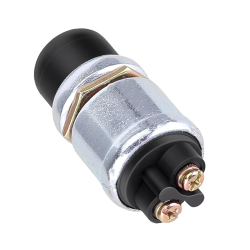 Pushbutton Switch, Car Push Start Starter, Push Button Switch Jk260, Waterproof Switch, Push Button Horn, Engine Start Starter for Car Boat Track 12v, for Easy Vehicle Ignition