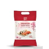 Insta Rice Premium Sushi Rice 10kg – Japanese-Style Short Grain – Soft & Sticky Texture – Perfect for Sushi Rolls, Onigiri & Japanese Cooking – Product of Vietnam