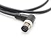 6.56FT FOWIUNYE M12 8Pins Male to Female Connector Cable, A Code Right Angle Molding Cable Female to Male Aviation Sensor Electrical PVC Cable 30V 2A AC/DC Industrial Molded Cable AWG24（2Meter）
