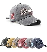 TRABIG Cap Herren Damen Gewaschener und atmungsaktiver Retro-Stil, Baseball Cap Unisex 100% Baumw...