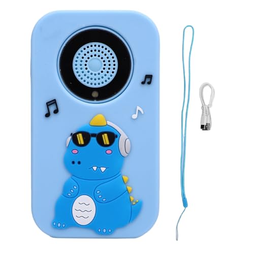 ASHATA Cámara de Selfie de Dibujos Animados de 1080p para Niños Pequeños, Cámara de Autofocus de 2.4 Pulgadas, con Reproductor de Música, Libro de Sonido, Juegos y álbum de Fotos (Blue)