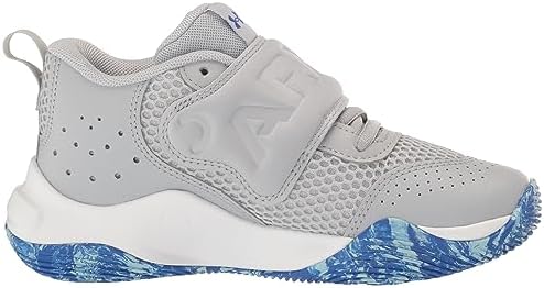 Under Armour Pre School Zone Basketball 2 Shoe, (102) Mod Gray/Midnight Navy/Team Royal, 1 US Unisex Little Kid | Image 5