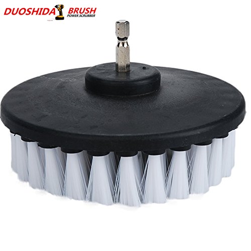 Duoshida 5In 3 Piece Soft, Medium And Stiff Power Scrubbing Brush Drill Attachment For Cleaning Showers, Tubs, Bathrooms, Tile, Grout, Carpet, Tires And Boats #TOP1