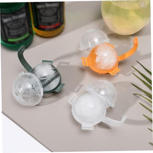 Molde de hielo esférico de plástico verde 12 piezas miniatura 4