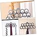 ANDRESLAD 2pcs Colgador De Bufandas Flocado con 11 Agujeros Imagen de ANDRESLAD 2pcs Colgador De Bufandas Flocado con 11 Agujeros