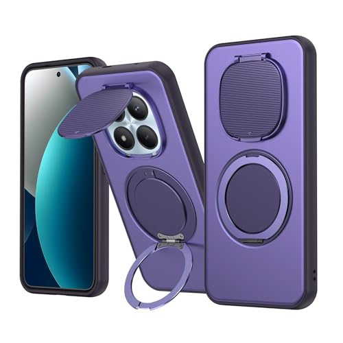 MEIXILU �K�p�Ώ�Xiaomi 17 Pro Max/17�p�P�[�X�A���߉\�ȃ����O�L�b�N�X�^���h�t���A�J�����ی�J�o�[�t���h���X�����V�F��,���F,17