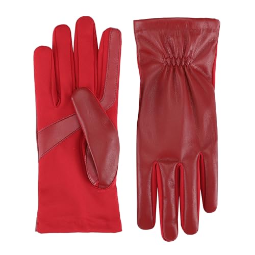 isotoner smarTouch Faux Leather Glove w/Spandex Palm (Warmtouch)