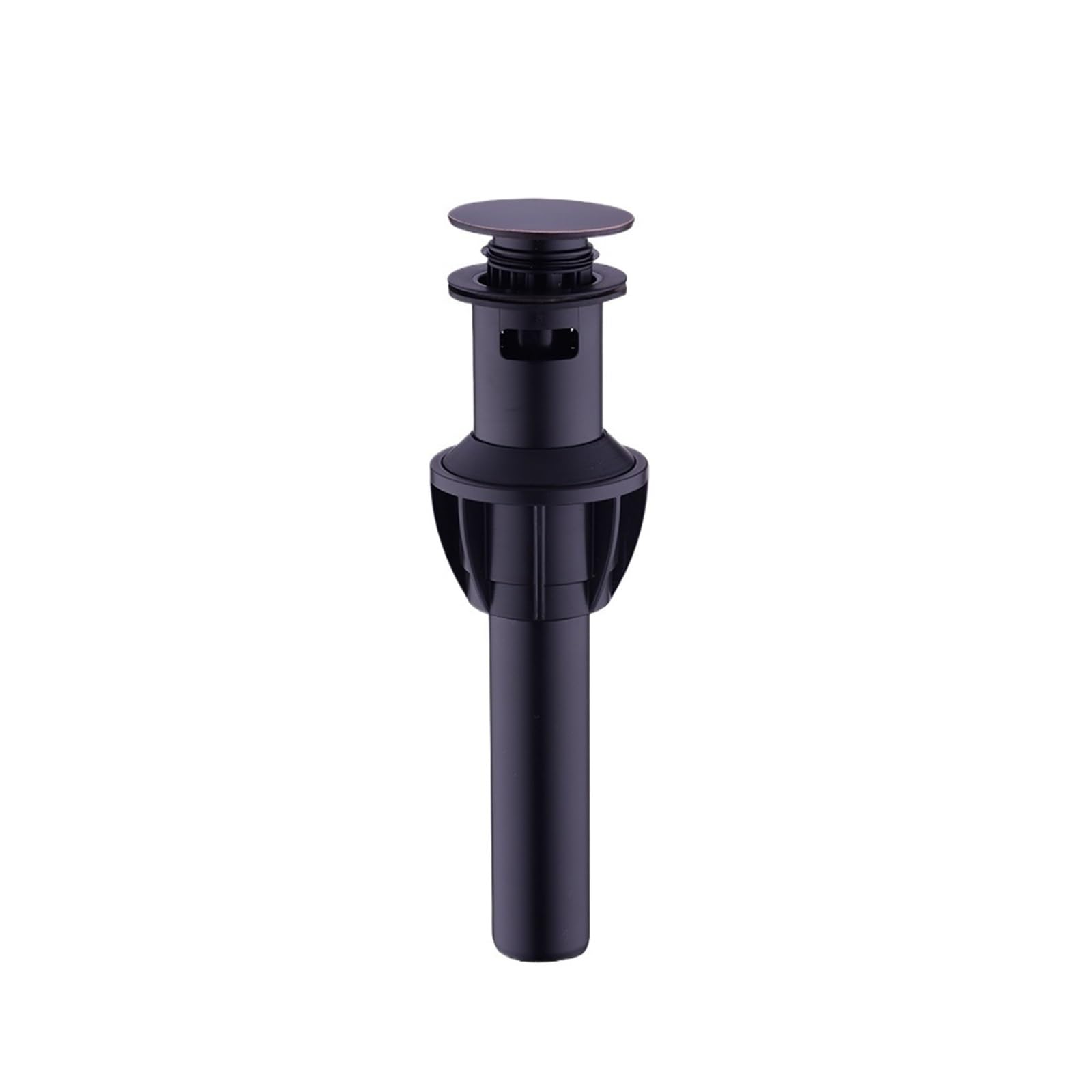 Pop Up Clack, Pop Up Sink Plug Replacement Basin Drain With Overflow Hole Strainer Multicolor Push Down(Oil Rubbed Bronze)