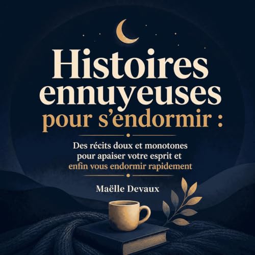 Couverture de Histoires ennuyeuses pour s&rsquo;endormir : Des r&eacute;cits doux et monotones pour apaiser votre esprit et e