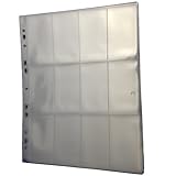 10 x A4 Collector - Storage Album Pages - Acid Free - Trading Cards - Photography (12 Pockets)