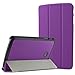 Infiland LG G Pad F 8.0 / G Pad II 8.0 Case,Tri-Fold Slim Shell Stand Case cover for 8-Inch LG G PAD F 8.0 [AT&T V495 /T-Mobile V496 / US Cellular UK495] & G Pad 2 8.0 [V498] Tablet Only - Purple