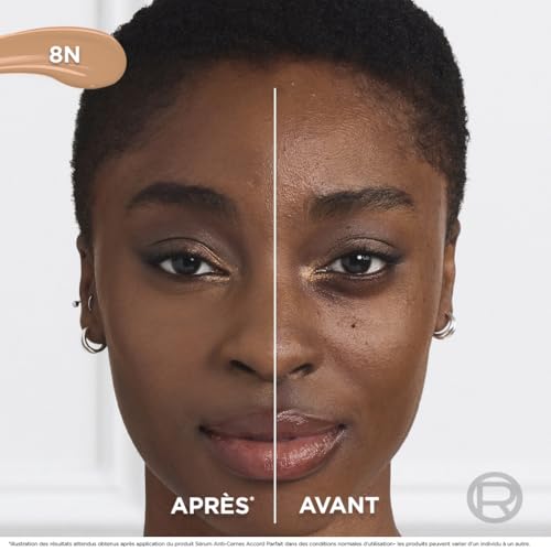 Sérum Teinté Anti cernes Hydratant Teinte 8n Accord Parfait 'oreal Paris 'anti cernes - vue 6